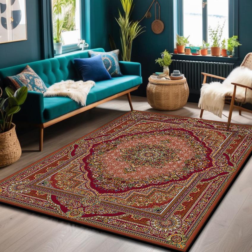 Богемный роскошный ковер для гостиной, противоскользящий коврик для лаунжа, мягкий складной коврик для журнальных столиков, легкая чистка, большой размер, настраиваемый