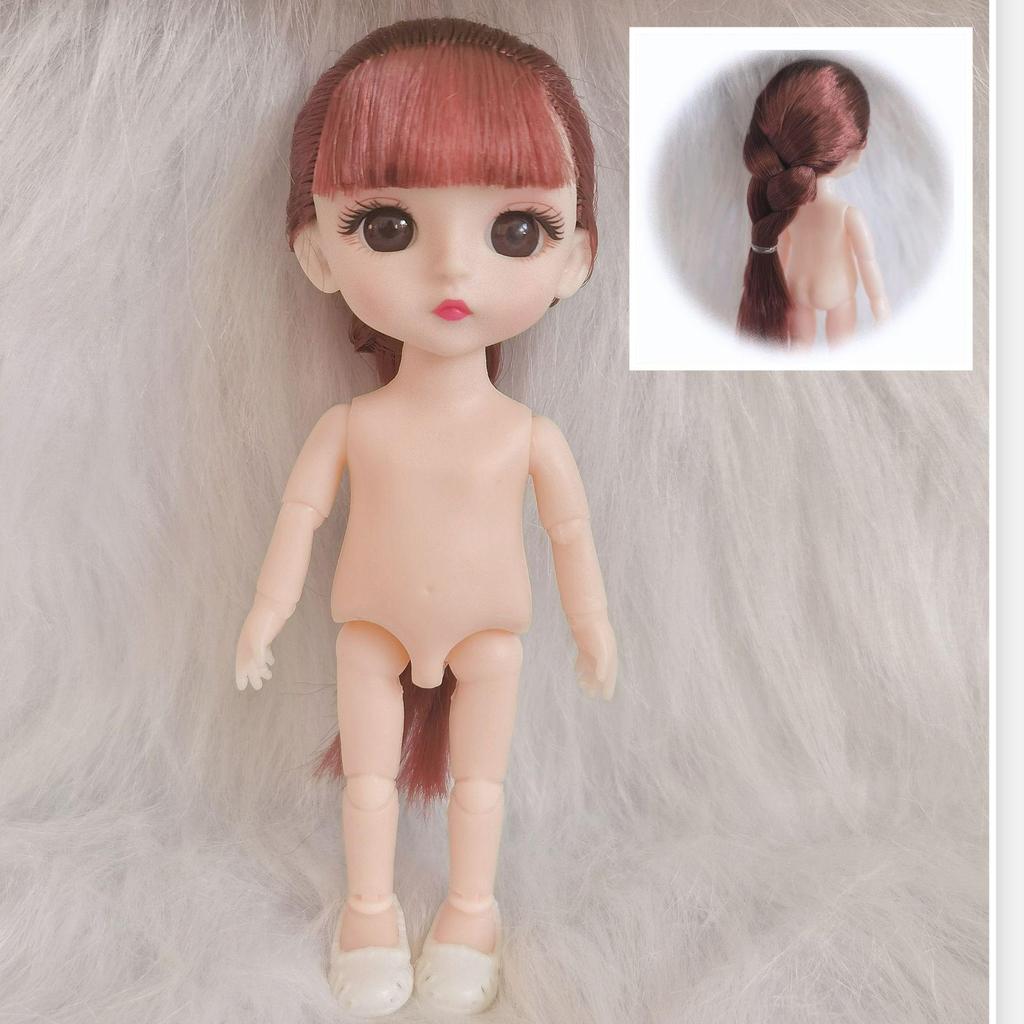 17 см мини-кукольное тело BJD - 6 дюймов принцесса девочка, 16 см маленькая голая кукла