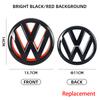 For Volkswagen Car Front Grill Badge Trunk Lid Cover Replacement Accessories 137mm X 110mm For Volkswagen VW 2009-2013 MK6 golf6 YZ6