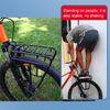 Bike Cargo Rack Front Fork Luggage Carrier Rack Heavy Duty Steel Universal Mountain Road Bicycle Pannier Rack Cycling Accessories