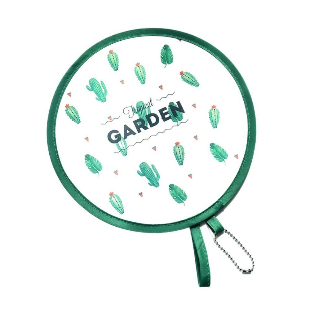 Портативный мультяшный складной веер прочный мини карманный вентилятор креативный ручной круглый веер для мужчин