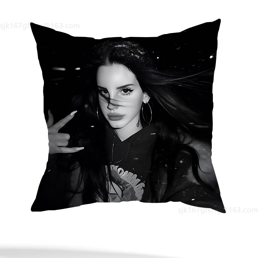 Наволочка для подушки с изображением певицы Lana Del Rey, повседневный стиль, декоративная, подходит для домашнего декора (исключая наполнитель)