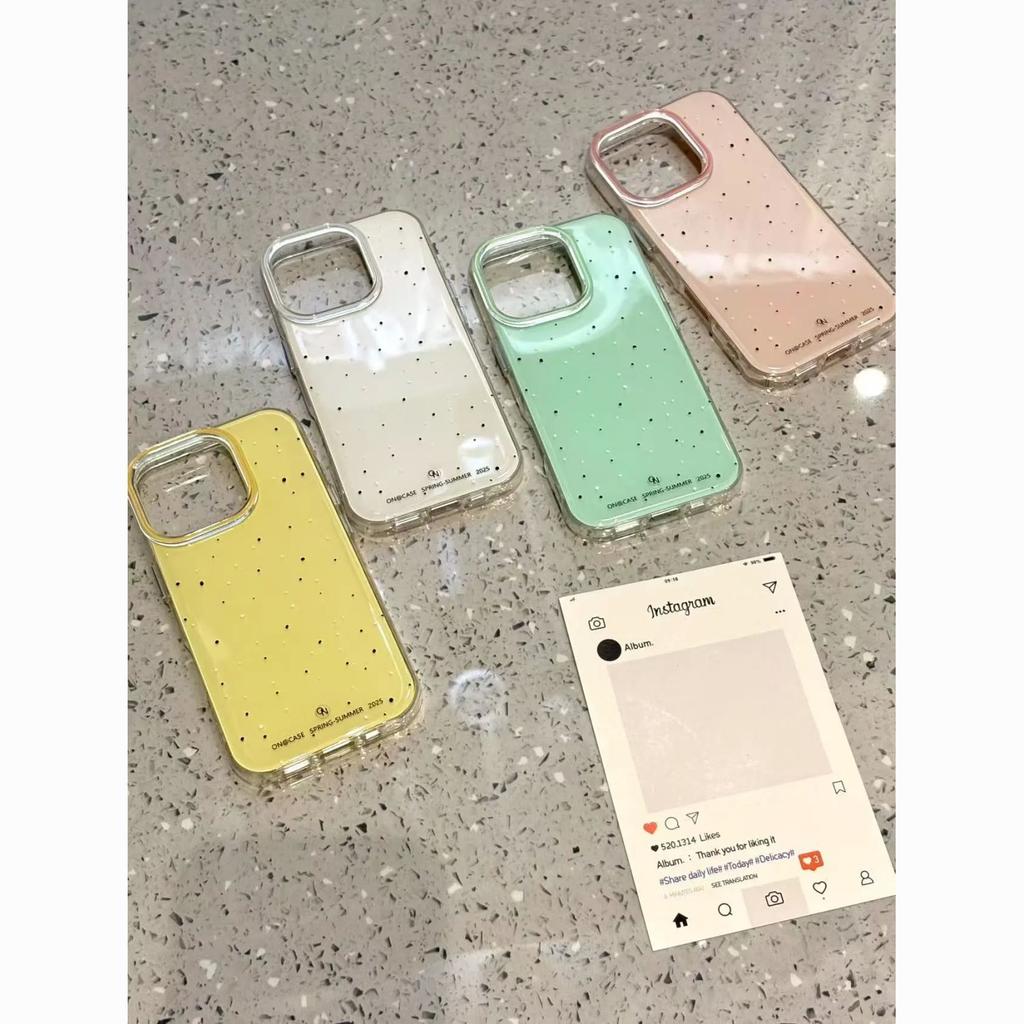 Корейский чехол для iPhone 17 Pro Max с полноэкранным эффектом чернильного разбрызгивания подходит для Apple 16 Pro Max, чехол IMD с белым фоном Air.