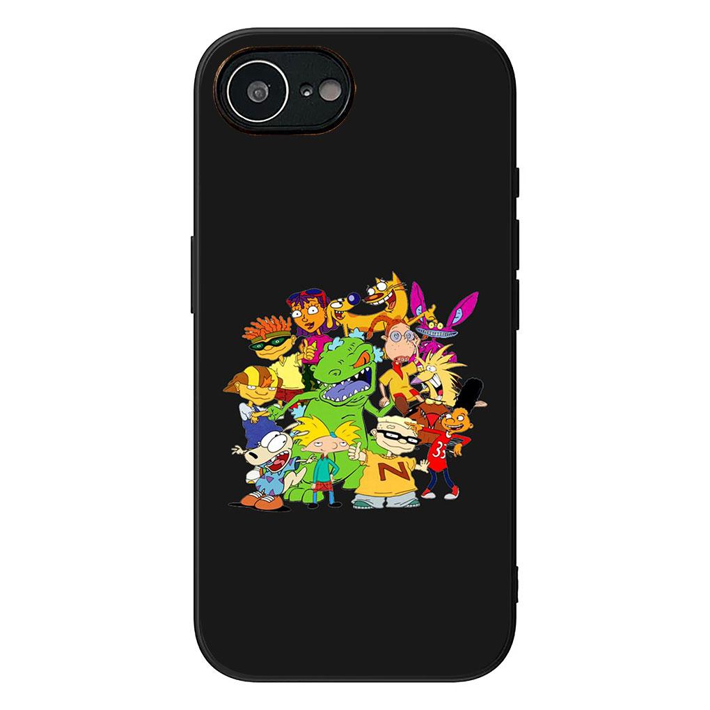 Funny Heys Arnolds R-Rugrats Phone Cover for Xiaomi Redmi Note 13 14 ProPlus A4 A3 Pro Plus 13C Pro+ Note13 Note14 Soft Case