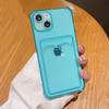 Блестящий прозрачный чехол для телефона с картой для Iphone 13 11 12 Pro Max Xs Max Xr X Xs 13pro, мягкий силиконовый противоударный чехол-кошелек