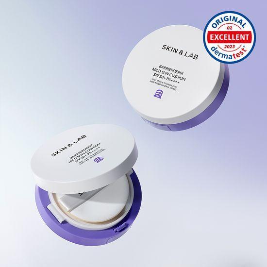 Skin & Lab Barrierderm Мягкий солнцезащитный кушон 15 г (+ 15 г сменного картриджа в комплекте)