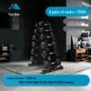 Youwan Hexagonal Rubber-Coated Cast Iron Dumbbell