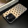 Чехол для телефона с горошком в разных стилях Для iPhone 17 Air 17E 16E 11 13 14 12 15 16 Pro Max 17E 16E Plus Бампер Жесткий Чехол Обложка