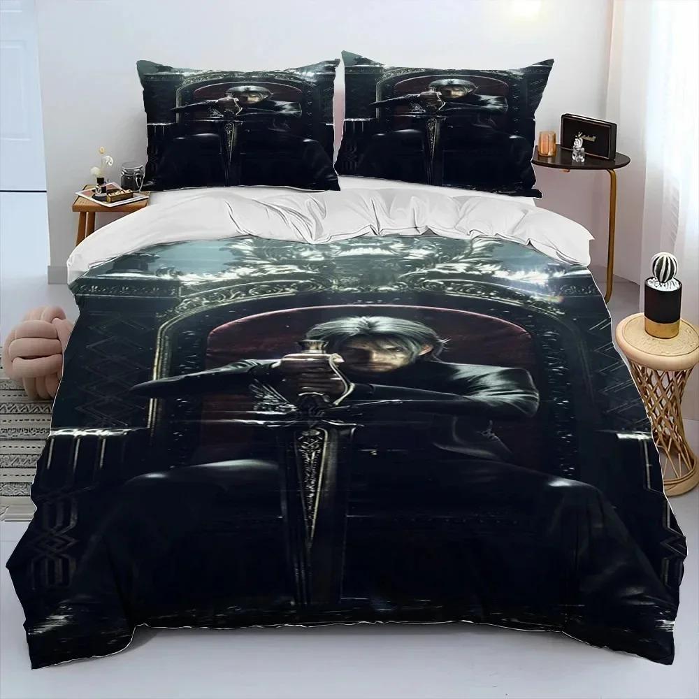 Final Fantasy Series Игры Комплект постельного белья для мальчиков и девочек Twin Queen King Size Пододеяльник Наволочка Кровать для мальчиков Взрослый Домашний текстиль