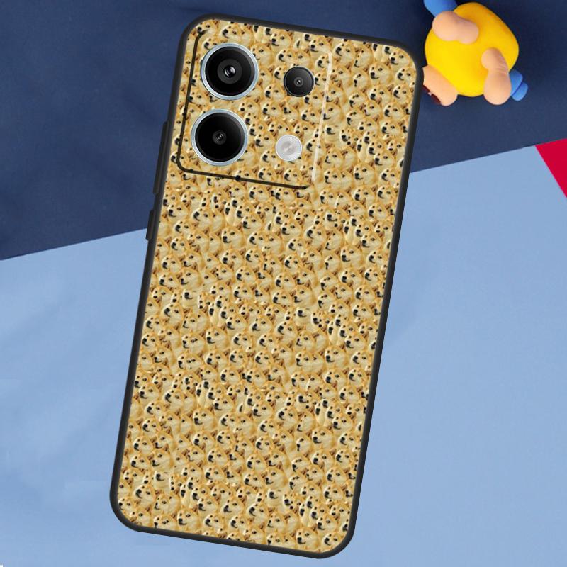 DOGE MEME Shiba Inu Dog Case For Xiaomi Redmi Note 13 12 11 10 9 8 Pro 12S 11S 10S 9S 10A 9C 10C 12C 13C Back Cover