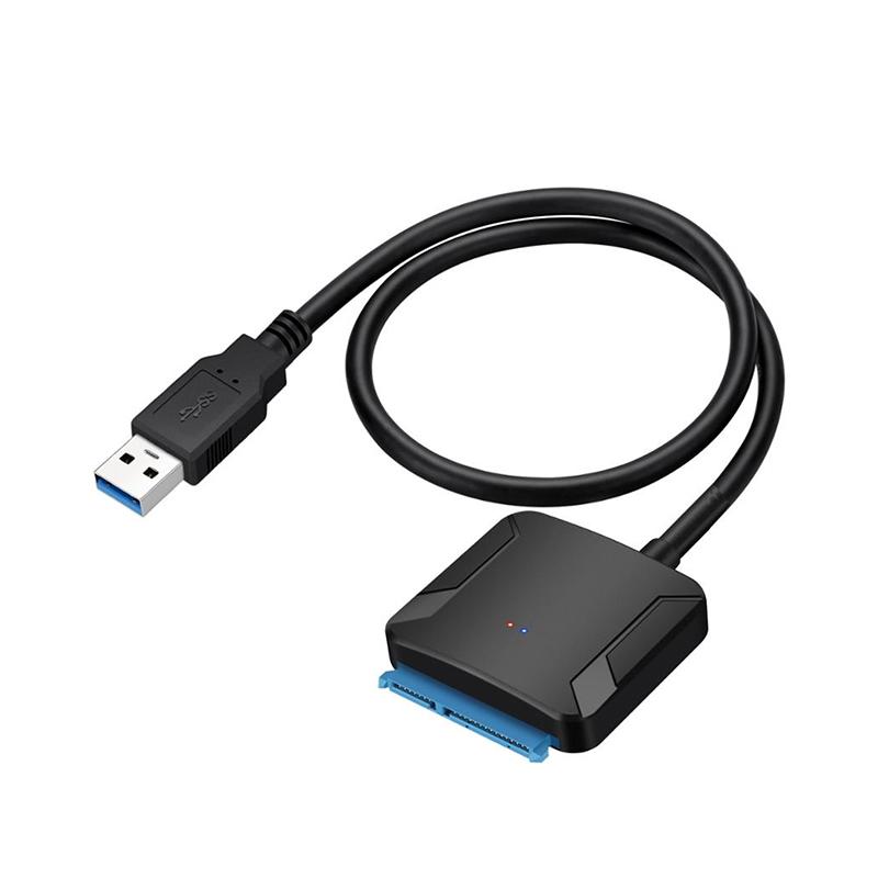 Для кабеля-переходника SATA 3 на USB 3,0 3,5 HDD 2,5 SSD-адаптера, подходящего для Windows 7/8/10/11, для Mac OS X, адаптера шнура внешнего жесткого диска