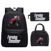 New Farming Simulator Printed Children's Personalized Backpack Elementary and Secondary School Meal Bag Pencil Case