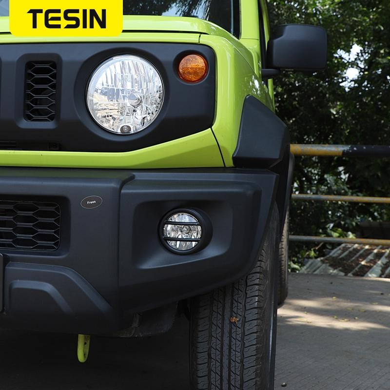 TESIN капоты автомобиля передняя противотуманная фара декоративная крышка для Suzuki Jimny JB74 2022 экстерьер