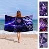 Raiden Shogun Genshin Impact Microfiber Blanket Quick Drying Beach Towels Oversized Printing Super Absorbent Pool Towel Blanket