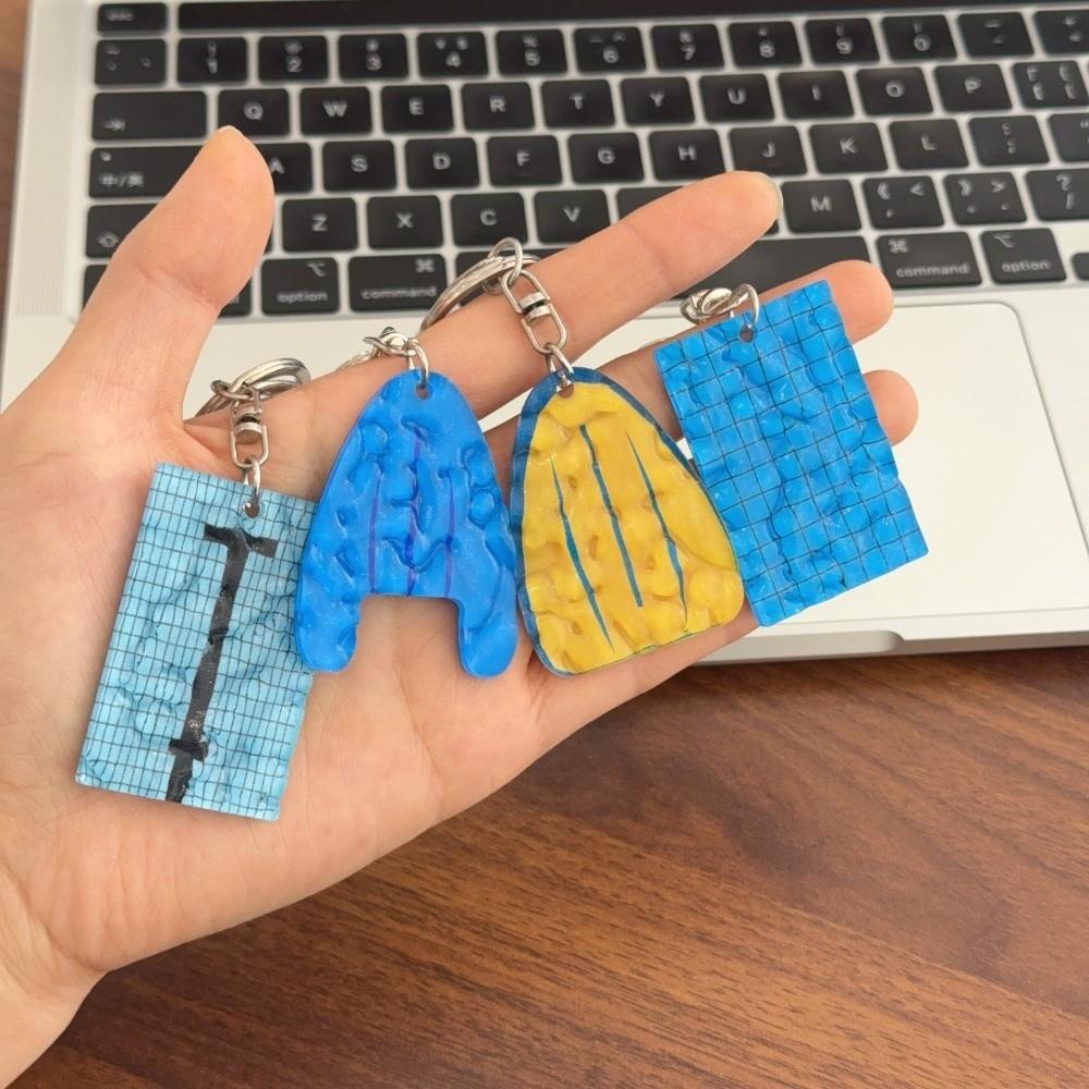 Creative Swimming Ring Pendant Hanging Bag Charms Accessories Cute Boys Pendant Keyring Gifts