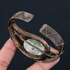 Owyhee Opal Gemstone Pure Copper Wire Wrapped Handmade Cuff/Bangle Jewelry
