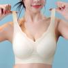 Тонкий дышащий бюстгальтер Женское удобное нижнее белье больших размеров Женский бюстгальтер с эффектом пуш-ап без косточек Дышащий бюстгальтер без косточек