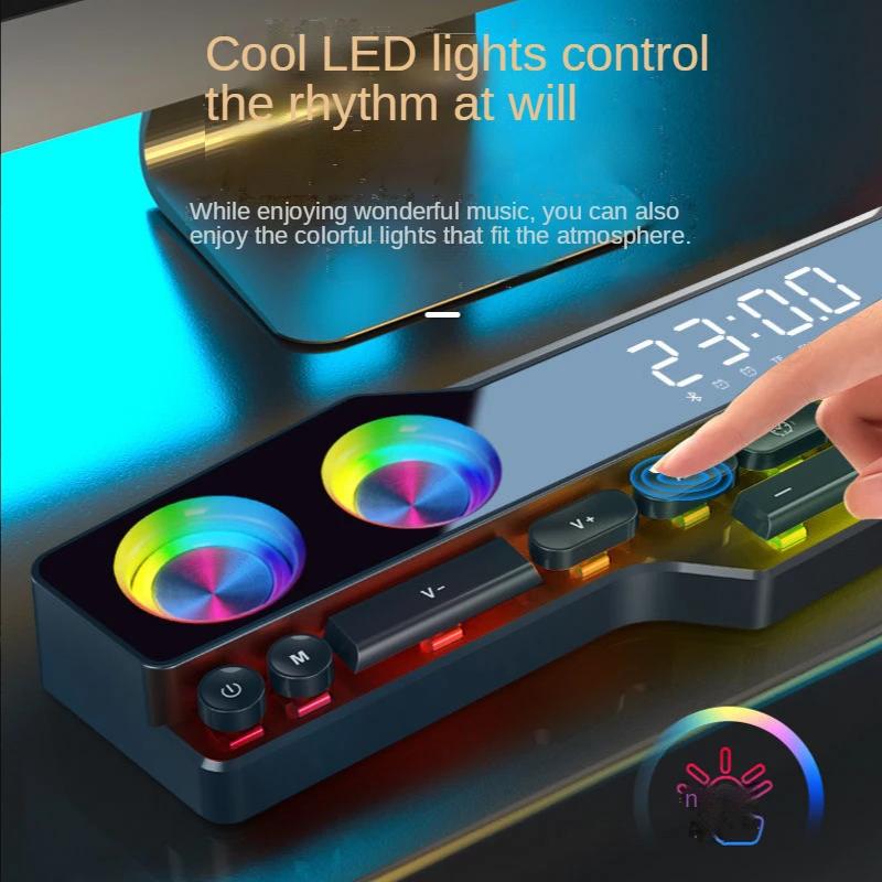20W Gaming Bluetooth Speaker Seven Color Spectrum Lighting Home Desktop