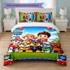 PAW Patrol Print 3Pcs Duvet Cover Set 1 Duvet Cover and 2 Pillowcases Soft Bed Linen For Household Bedroom