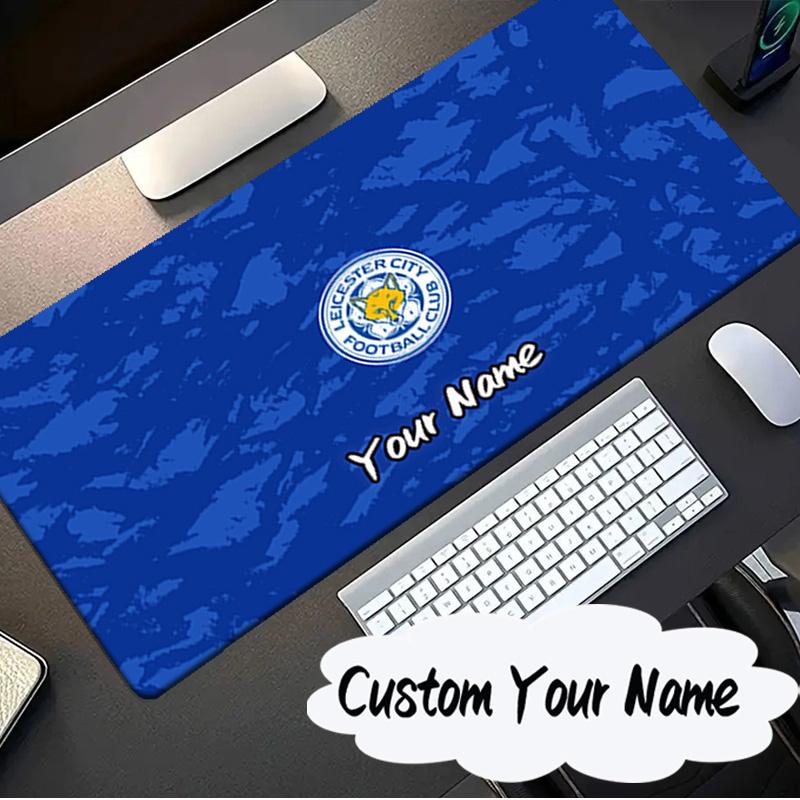 Custom Name Mouse pad Leicester Football Club Crest Mouse pad, Gaming Mouse Pad, keyboard pad, Desk Decor for computer notebook Fan Birthday Gift
