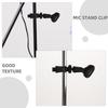 Alasum Microphone Clip Holder 2-Piece Set U-Shaped Universal Microphone Stand Handheld Accessory Extension Clip