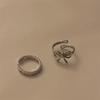 Fashion Bow Ribbon Rings For Women Sweet Cute Geometric Bow Opening Adjustable Rings Wedding Party Jewelry Gifts