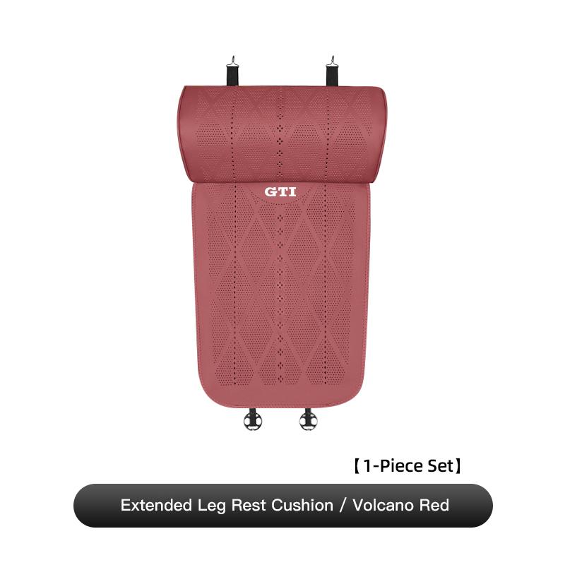 LMN1 VW 2026 Hot Car Seat Leg Support Cushion Breathable Non-Slip Mat Cover For VW GTI Tiguan Passat Golf Polo Magotan ID.3 T5 Arteon