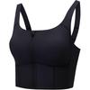 Anta Training Series Yoga Support Zip Sports Bra Women Underwear Basic-Black 962527102-4