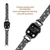 Bling Band Watch Strap for Apple Watch Series 10 42mm/9 8 7 41mm/SE (2023) SE (2022) SE 6 5 4 40mm/3 2 1 38mm Rhinestone Decor 5-Bead Watch Strap