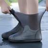1 Pair Rain Shoe Cover Waterproof Thickened Silicone Lightweight Foldable Design Easy To Clean High Elasticity Rain Boot Cover