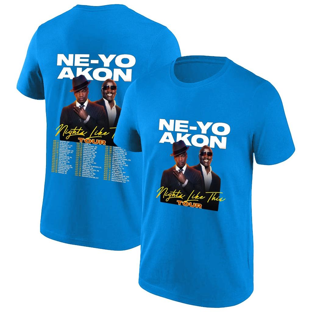 Akon TShirt NeYo Nights Like Tour Inspired Concert Unisex Adults kids Tee Tops