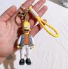 Гомер Симпсон брелок Homer Simpson милый брелок  на ключи, на сумку 7,7см