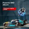 Автомобиль для дрифта с дистанционным управлением Автомобиль с дистанционным управлением 2,4 ГГц 4WD 30 км/ч Высокоскоростной гоночный автомобиль с дистанционным управлением