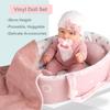 Игровой набор для куклы-младенца 12''/30 см в подарочной коробке с аксессуарами, розовая соска-пустышка, виниловая игрушка-кукла-реборн, рождественский подарок для девочки или мальчика