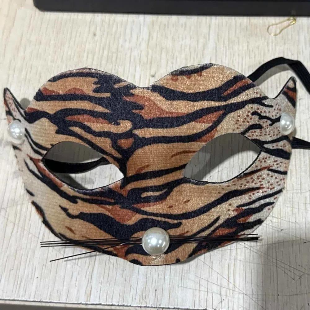 Leopard Animal Pattern For Dance Leopard Mask Masquerade Cosplay Props Halloween Decoration Mask