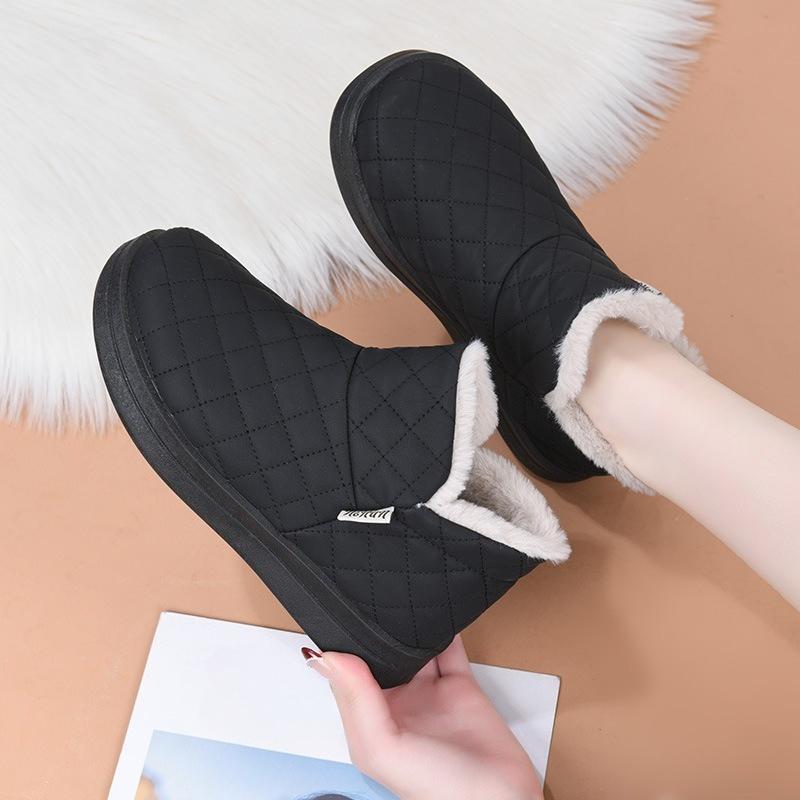 Snow Boots, Fleece and Thickened Shoes, Casual Anti-slip Boots, Short-leg Cotton Shoes