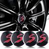 4Pcs 54MM Car Wheel Center Cover Sticker Hub Caps Accessories For Mini Cooper S JCW One R55 R56 R60 R61 F54 Clubman Countryman