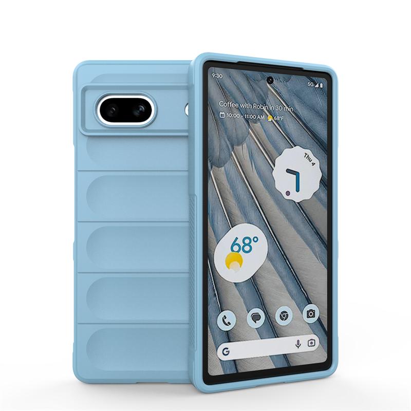 Чехол для Google Pixel 7A для pixel 7A крышка Противоударный бампер Мягкий силикон Нескользящая оболочка Полная задняя крышка Для pixel 7A 7 Pro 6A