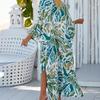Women's Loose Plus Size Beach Cover Dress