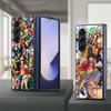 Аниме One Piece Чехол с Луффи для Samsung Galaxy ZFold6 ZFold4 ZFold7 Z Fold 7 6 5 4 3 ZFold5 ZFold3 Задняя крышка телефона