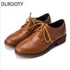 Модные туфли броги оксфорды больших размеров 34-43 женские лоферы новая весна 2025 модная женская обувь sapatos femininos sapatilhas zapatos mujer