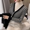 High Elastic Fake Collar Warmer Detachable Detachable Turtleneck Elastic Neck Cover  For Women Men