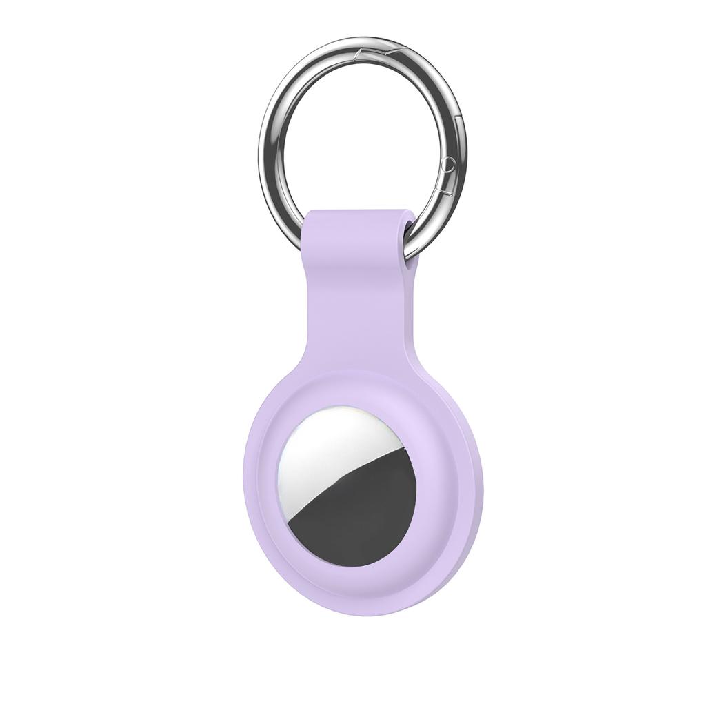 Чехол для Apple Airtags Case Liquid Silicone Protective Shell Tracker Accessories Anti-scratch Sleeve Keychain Air Tag Case