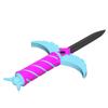 3D Printed Knife Toy, Foam Knife, Suitable For Game Role Playing, Weapons, Halloween And Party, Halloween Costume Accessories Red
