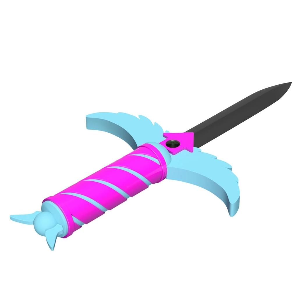 3D Printed Knife Toy, Foam Knife, Suitable For Game Role Playing, Weapons, Halloween And Party, Halloween Costume Accessories Red