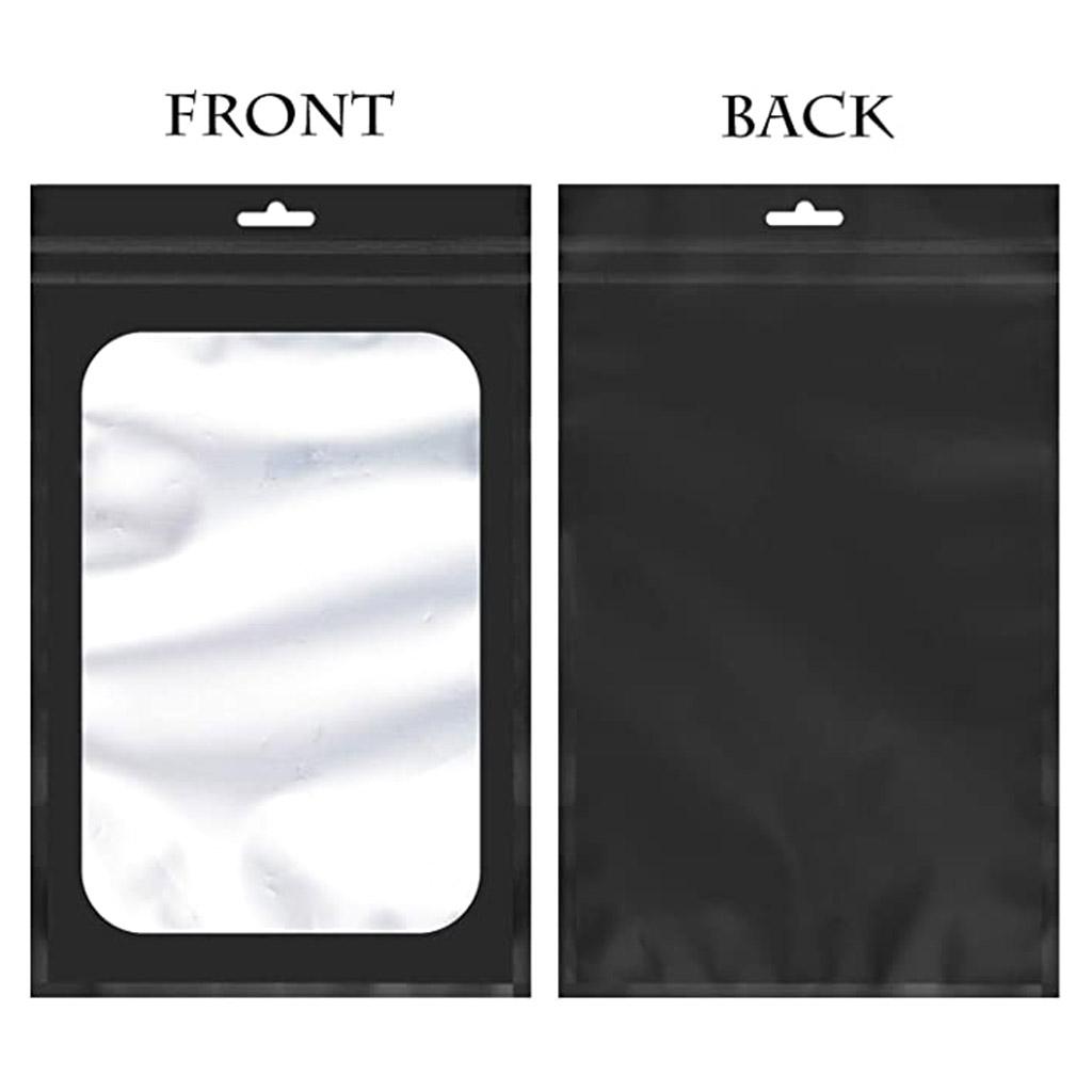 100 шт. плоских фольгированных пакетов с застежкой-молнией, косметичка для соли для ванны, односторонняя прозрачная мини-толстая майларовая многоразовая упаковка, устойчивая к запахам