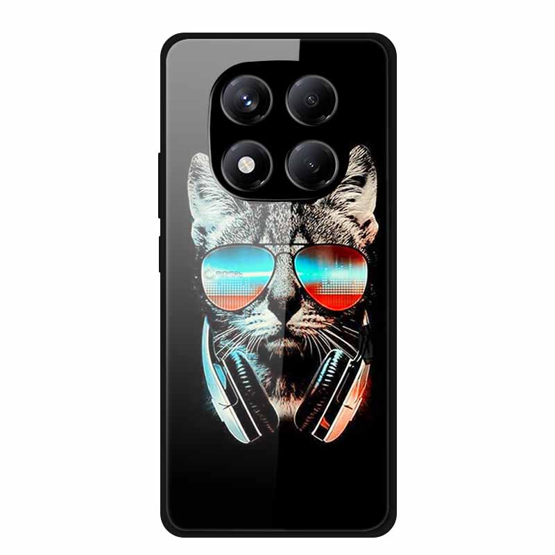 Роскошный Чехол Для Redmi Note 14 Pro 4G Чехол Из Закаленного Стекла Для Xiaomi Redmi Note14 Pro 4G Чехлы Для Телефона Модный Защитный fundas