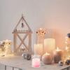 Cylinder Glass Holder Clear Shade for Pillar Candles Sturdy Elegant Decorative Use Home Party Wedding Banquet