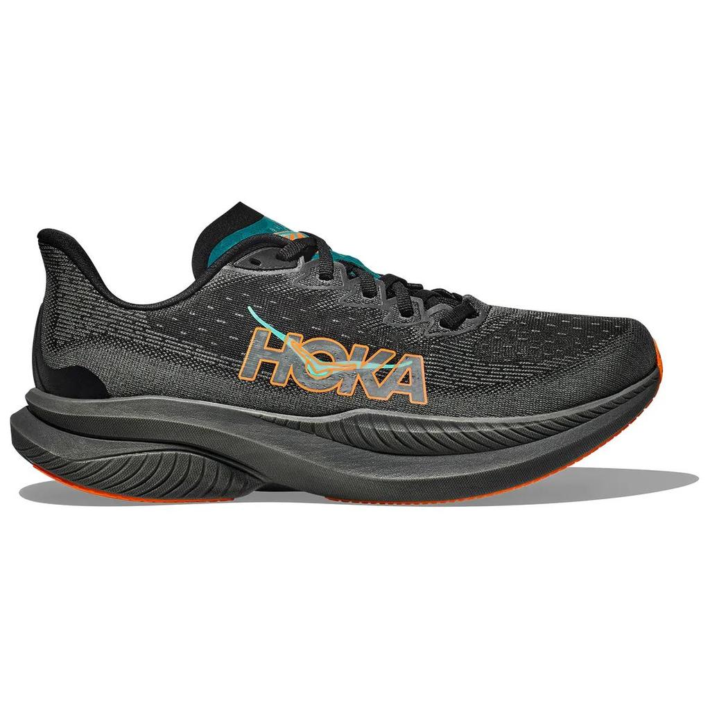 Мужские кроссовки HOKA Mach 6 Black Electric Tangerine 1147790-BKLC