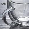 Trendshome Decor 150 мл двухслойная термостеклянная чашка термостойкая кружка для чая и кофе с ручкой